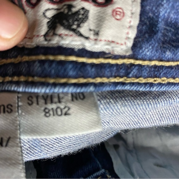 Parasuco Extreme Fit Blue Jeans Women’s Denim 28x31 Flared Y2K Vintage Dark Wash - Picture 4 of 11